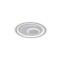 CEILING LIGHT FIXTURE LED 60W 3300Lm Φ50 3CCT 3000-4000-6500K 510Χ60mm WHITE ARTE ILLUMINA MOTIVO 144-51033