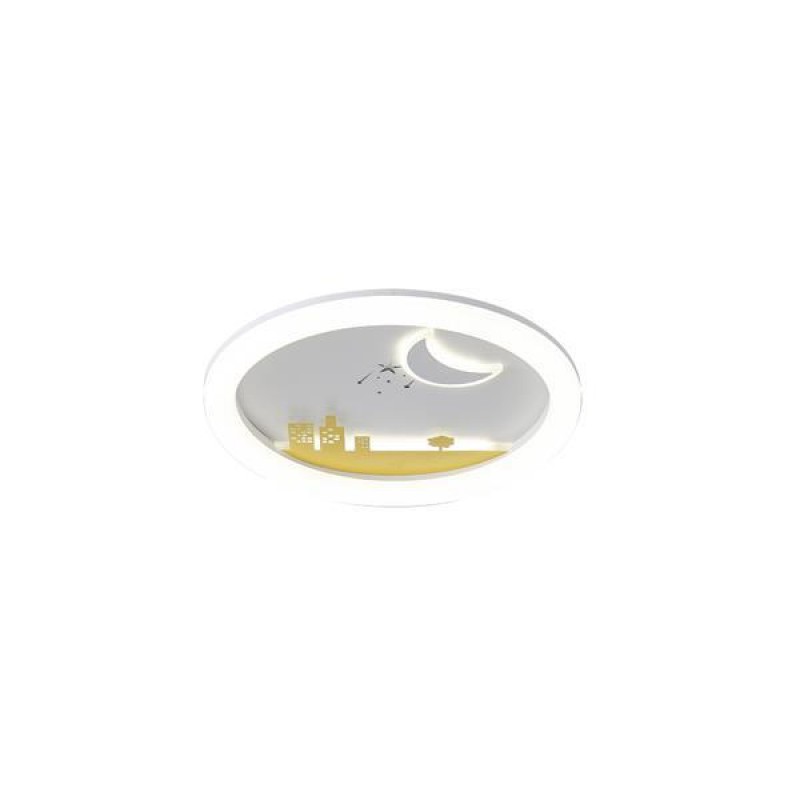 CEILING LIGHT FIXTURE LED 60W 3000-4000-6500K Φ50 3CCT 3000-4000-6500K  480x65mm WHITE YELLOW ARTE ILLUMINA ALEGRE 144-51040