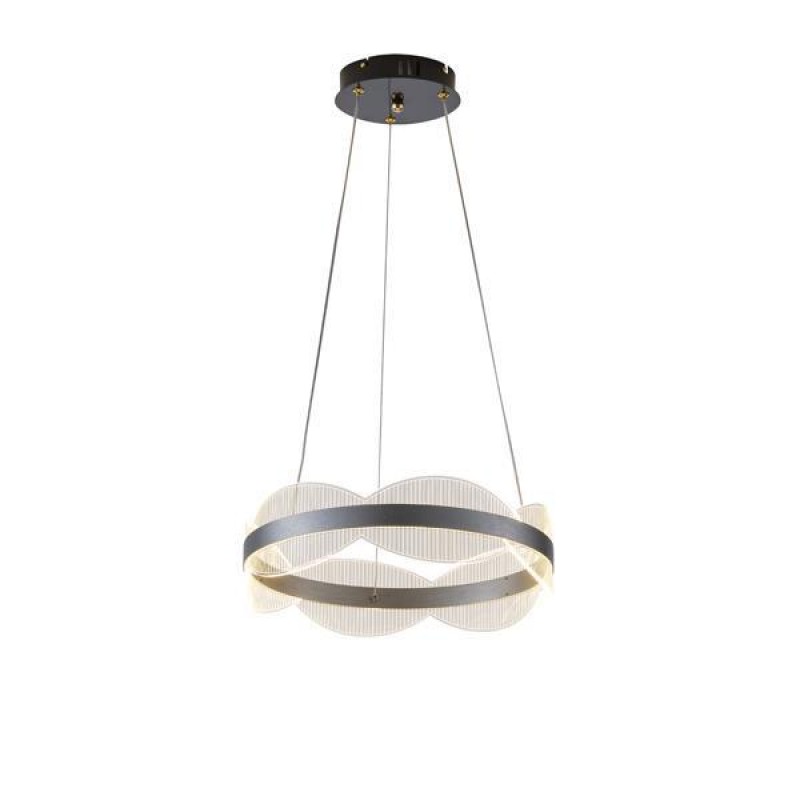 ПЕНДЕЛ СРЕБЪРЕН LED 48W 3000K 4320LM ARTE ILLUMINA TORINO ПЕНДЕЛ СРЕБЪРЕН LED 48W 3000K 4320LM ARTE ILLUMINA TORINO