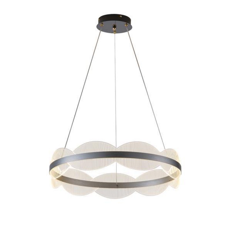 ПЕНДЕЛ TORINO СРЕБЪРЕН 60W LED 3000K