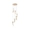 PENDANT LIGHT FIXTURE  ACRYLIC 60W 350X150mm 3000K  5400lmFRENCH GOLD ARTE ILLUMINA COMO 144-15045