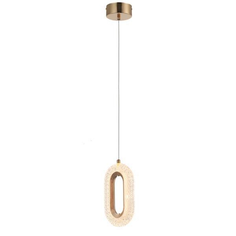 ВИСЯЩА ЛАМПА LED 9W 3000K 780LM 120X1250MM АЛУМИНИЙ РОЗЕ ГОЛД ARTE ILLUMINA KRIKO