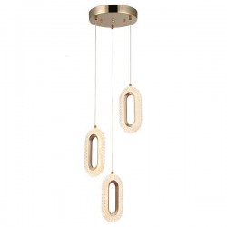 LIGHT FIXTURES ROUND PENDANT LED 26W 3000K 2254lm 310Χ1300mm ALUMINIUM ROSE GOLD ARTE ILLUMINA KRIKO 144-16062 LIGHT FIXTURES ROUND PENDANT LED 26W 3000K 2254lm 310Χ1300mm ALUMINIUM ROSE GOLD ARTE ILLUMINA KRIKO 144-16062