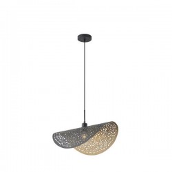 PENDANT LIGHT METAL BLACK GOLD 1XE27 Φ600mm Max 15W ARTE ILLUMINA MERCURY 144-23018 PENDANT LIGHT METAL BLACK GOLD 1XE27 Φ600mm Max 15W ARTE ILLUMINA MERCURY 144-23018