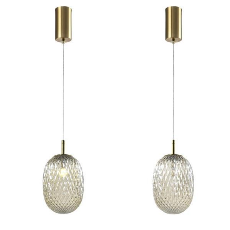 GLASS PENDANT LIGHT FIXTURES 1XE14  MAX 25W 150X230mm ARTE ILLUMINA CANDY 144-24103