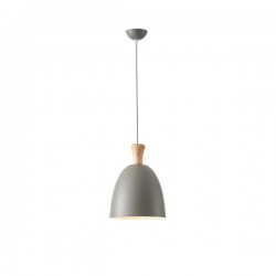 PENDANT LIGHT FIXTURE METAL1XΕ27 MAX 15W 230X230mm GREY ARTE ILLUMINA SIMPLO 144-24121 PENDANT LIGHT FIXTURE METAL1XΕ27 MAX 15W 230X230mm GREY ARTE ILLUMINA SIMPLO 144-24121