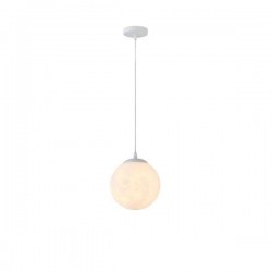 PENDANT LIGHT FIXTURES 1XΕ27 MAX 15W 200X1270mm METAL WHITE ARTE ILLUMINA SELINI 144-24140 PENDANT LIGHT FIXTURES 1XΕ27 MAX 15W 200X1270mm METAL WHITE ARTE ILLUMINA SELINI 144-24140