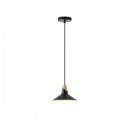PENDANT LIGHT FIXTURES 1ΧE27 MAX 15W 180X1140mm BLACK ARTE ILLUMINA CHROMA 144-24145