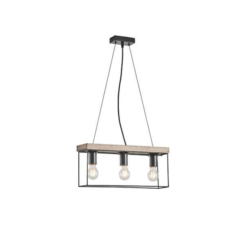 ПЕНДЕЛ ARTE ILLUMINA MULTIPLA 3XΕ27 ЧЕРЕН ПЕНДЕЛ ARTE ILLUMINA MULTIPLA 3XΕ27 ЧЕРЕН