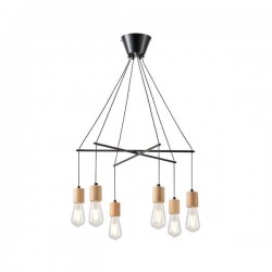 ПЕНДЕЛ С 6 КРУШКИ EDISON ПЕНДЕЛ С 6 КРУШКИ EDISON