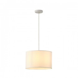 PENDANT LIGHT FABRIC  1XΕ27 MAX 15W Φ300Χ1230mm ΒLACK ARTE ILLUMINA SOHO 144-33067
