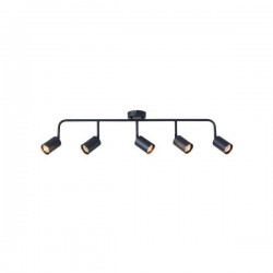 SPOT BLACK 5LIGHTS METALLIC 5XGU10 Max 7W  800X90X230mm ARTE ILLUMINA OLYMP 145-25225