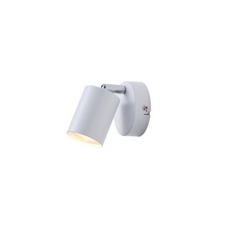 SPOT WHITE METALLIC 1XGU10  Max 7W 135X80X95mm ARTE ILLUMINA OLYMP 145-25226