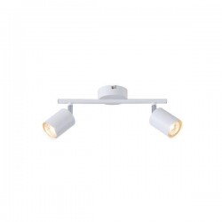 SPOT WHITE 2LIGHTS METALLIC 2XGU10 Max 7W  300X80X155mm ARTE ILLUMINA OLYMP 145-25227