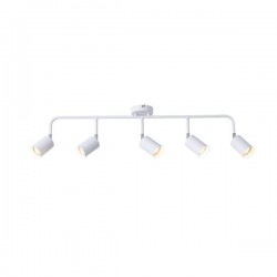 SPOT WHITE 5LIGHTS METALLIC 5XGU10 Max 7W  800X90X230mm ARTE ILLUMINA OLYMP 145-25231