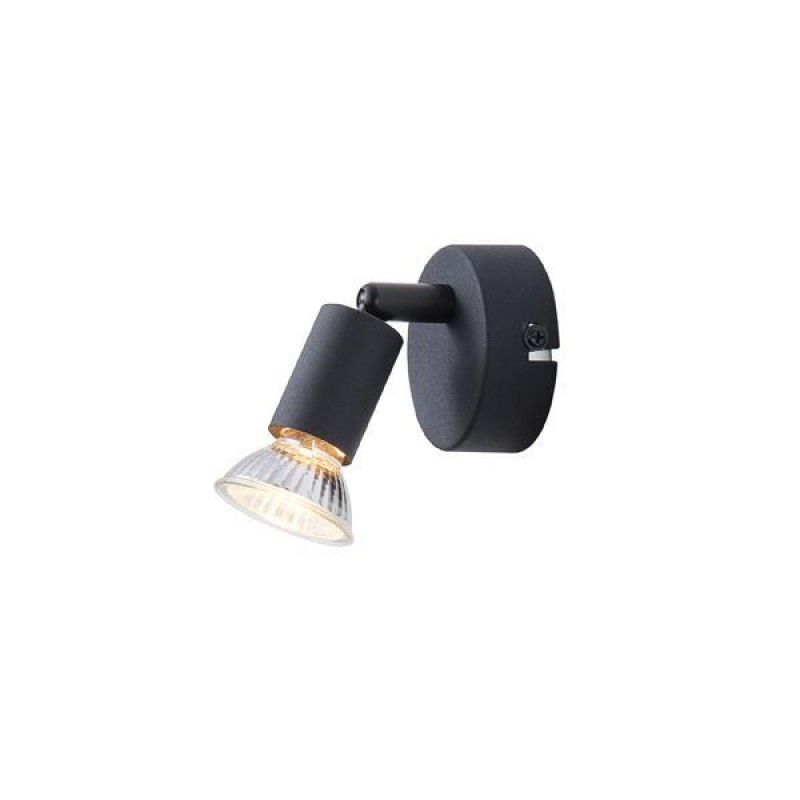 СПОТ MOVABLE METALLIC BLACK 7W