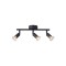 SPOT MOVABLE  3LIGHTSMETALLIC Max 7W  BLACK 3XGU10 300X80X125mm ARTE ILLUMINA VORRAS 145-25237