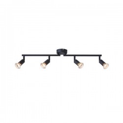 SPOT MOVABLE 4LIGHTS METALLIC Max 7W  BLACK 4XGU10 600X80X130mm ARTE ILLUMINA VORRAS 145-25238