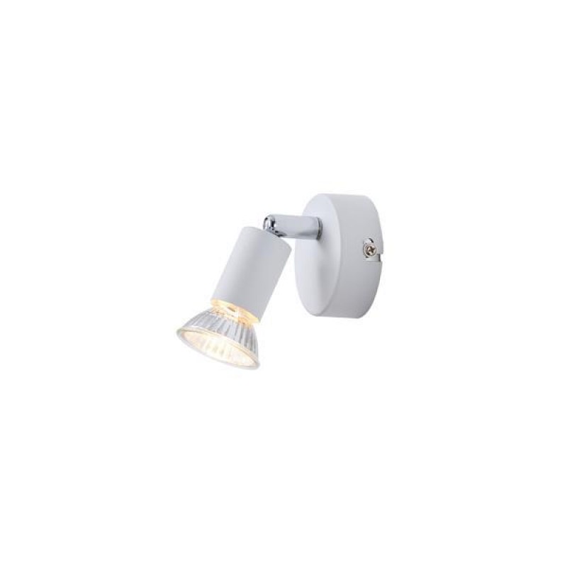 SPOT MOVABLE METALLIC Max 7W  WHITE 1XGU10 D70XH105mm ARTE ILLUMINA VORRAS 145-25239