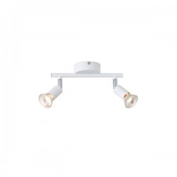 SPOT MOVABLE 2LIGHTS  METALLIC Max 7W  WHITE 2XGU10 220X80X125mm ARTE ILLUMINA VORRAS 145-25240