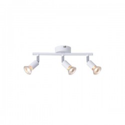 SPOT MOVABLE 3LIGHTS METALLIC Max 7W  WHITE 3XGU10 300X80X125mm ARTE ILLUMINA VORRAS 145-25241