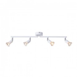 SPOT MOVABLE 4LIGHTS METALLIC Max 7W  WHITE 4XGU10 600X80X130mm ARTE ILLUMINA VORRAS 145-25242