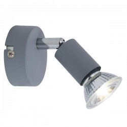 SPOT MOVABLE METALLIC Max 7W  GREY 1XGU10 70X105mm ARTE ILLUMINA VORRAS 145-25243