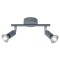 SPOT MOVABLE 2LIGHTS  METALLIC Max 7W  GREY 2XGU10 220X80X125mm ARTE ILLUMINA VORRAS 145-25244
