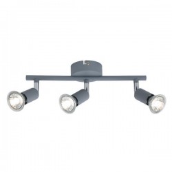 SPOT MOVABLE 3LIGHTS METALLIC Max 7W  GREY 3XGU10 300X80X125mm ARTE ILLUMINA VORRAS 145-25245