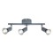 SPOT MOVABLE 3LIGHTS METALLIC Max 7W  GREY 3XGU10 300X80X125mm ARTE ILLUMINA VORRAS 145-25245