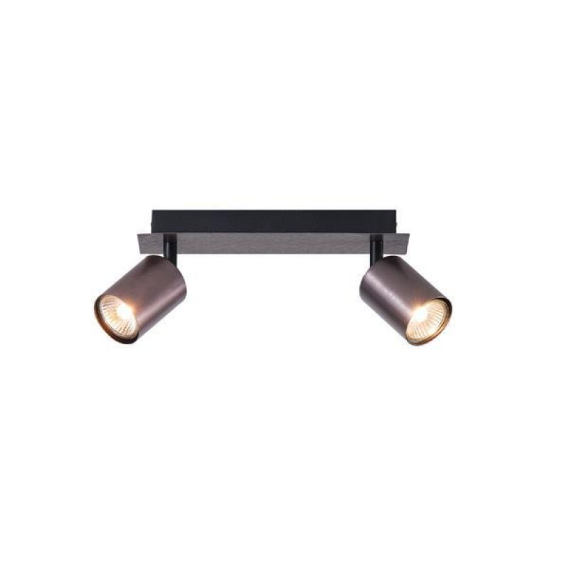 SPOT ALUMINIUM GREY  2LIGHTS 2XGU10  250X80X120mm ARTE ILLUMINA LUXY 145-25266