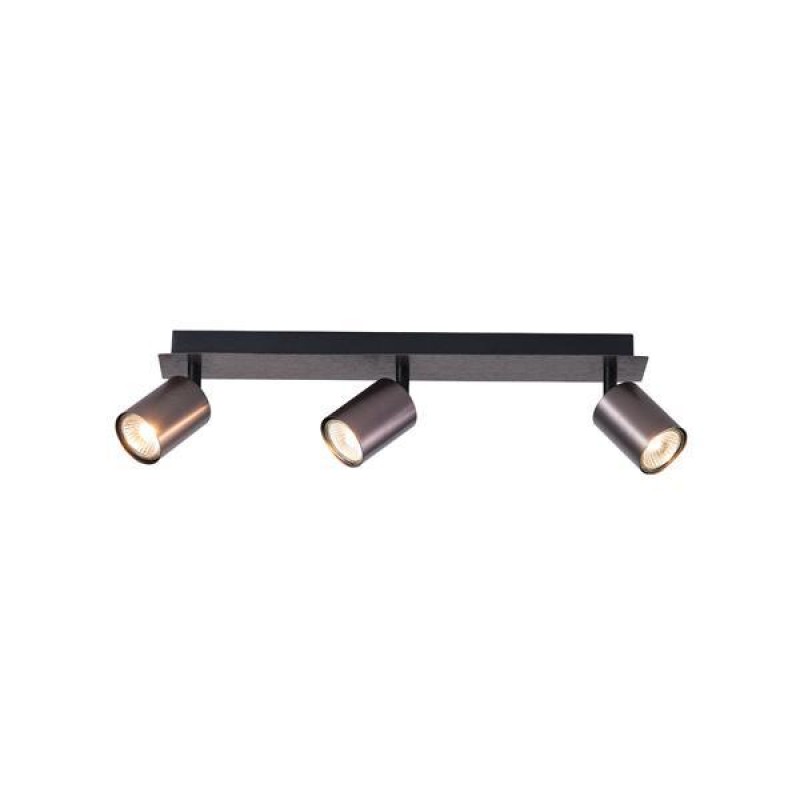 SPOT ALUMINIUM GREY 3LIGHTS 3XGU10  450X80X120mm ARTE ILLUMINA LUXY 145-25267