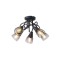 SPOT METALLIC WITH SMOKY GLASS 5LIGHTS 5XE14  D380XH185mm ARTE ILLUMINA CLASSY 145-25273