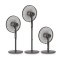 STAND FAN BLACK 3in1 DC MOTOR Φ45 25W WITH CONTROL 300-20024