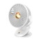 TABLE FAN RECHARGEABLE WITH CLIP Φ17 5W WHITE 300-20534