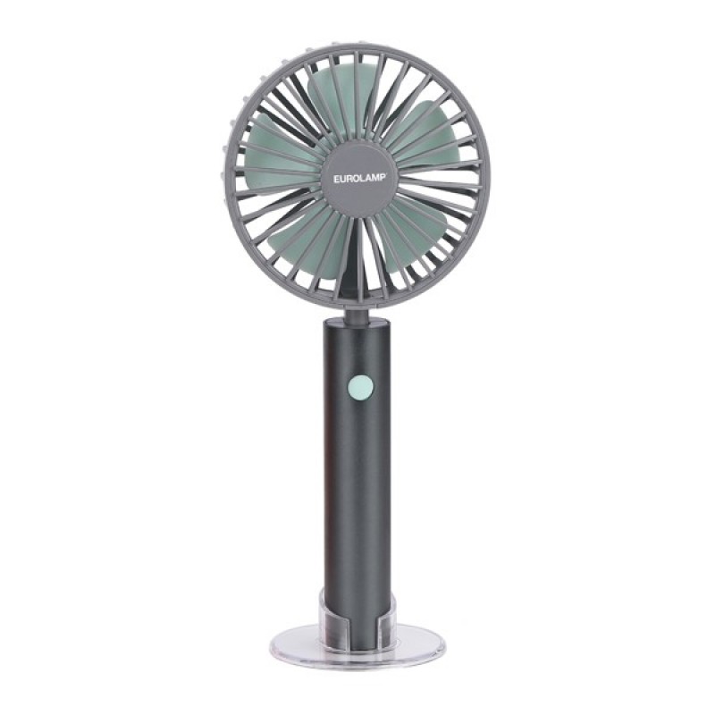 HAND FAN RECHARGEABLE WITH USB Φ10 2000mAh GREY 300-20543