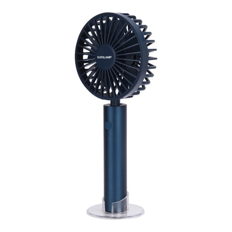 HAND FAN RECHARGEABLE WITH USB Φ10 2000mAh BLUE 300-20544