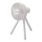 TABLE FAN WHITE Φ11 3W FLEXIBLE TRIPOD RECHARGEABLE 300-20547