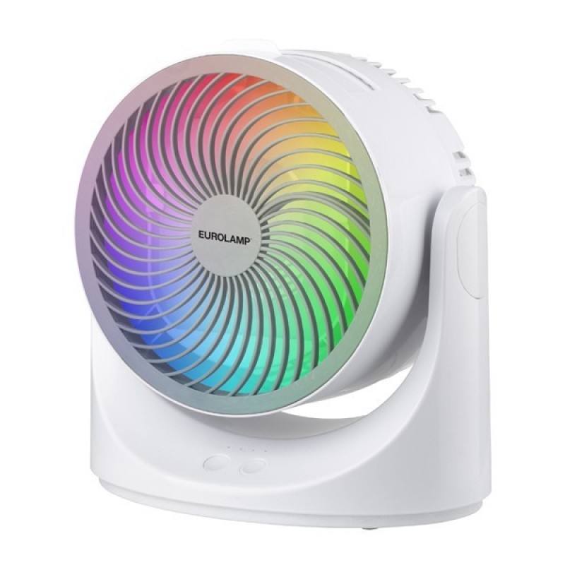 TABLE AIR COOLER Φ18,5 10W WITH USB AND RGB LIGHT 300-20548