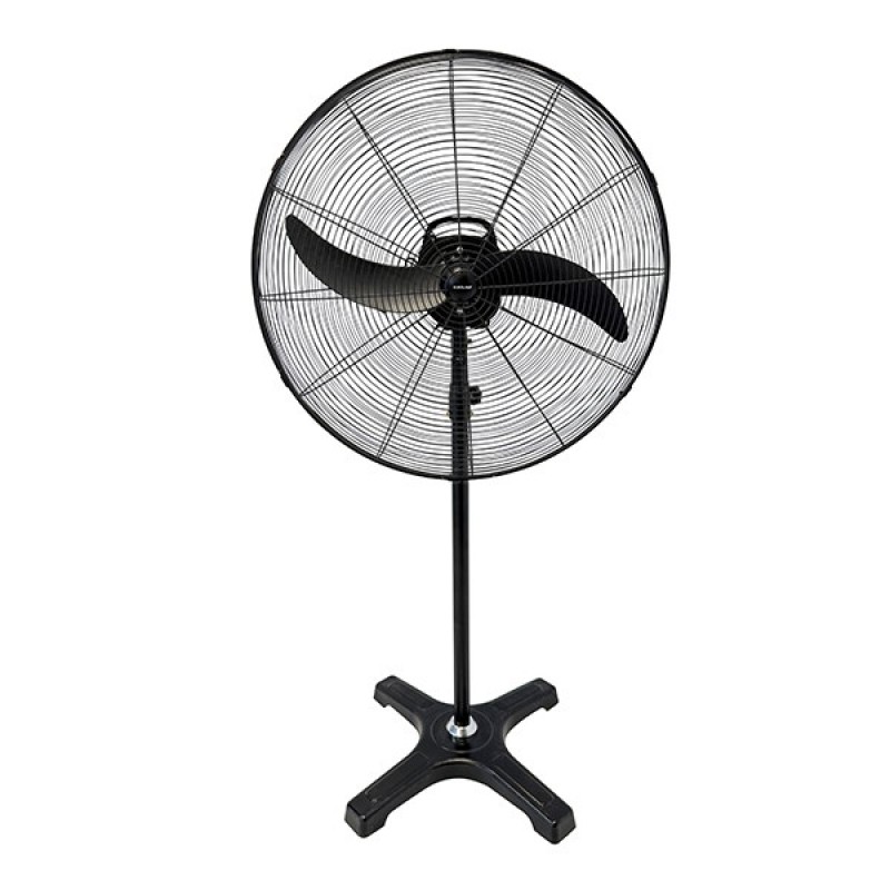 METAL INDUSTRIAL STAND FAN BLACK WITH REMOTE CONTROL Φ66 115W DC MOTOR 300-23509