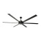 DECORATIVE FAN BLACK Φ183 55W WITH 6 BLADES AND CONTROL DC MOTOR 300-25066