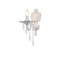 WALL  LIGHT  ALUMINIUM CLEAR GLASS 2XE14 MAX 15W 350X140mm ARTE ILLUMINA KRISTALLO 144-47009