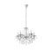 PENDANT LIGHT 5LIGHTS ALUMINIUM CLEAR GLASS  5XE14 MAX 15W 1060X640mm ARTE ILLUMINA KRISTALLO 144-47010