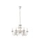 PENDANT LIGHT 6LIGHTS METAL CLEAR GLASS  6XE14 MAX 15W 340X640mm ARTE ILLUMINA KRISTALLO 144-47015