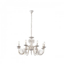 PENDANT LIGHT METAL 8LIGHTS CLEAR GLASS 8XE14 MAX 15W 390X750mm ARTE ILLUMINA KRISTALLO 144-47016 PENDANT LIGHT METAL 8LIGHTS CLEAR GLASS 8XE14 MAX 15W 390X750mm ARTE ILLUMINA KRISTALLO 144-47016