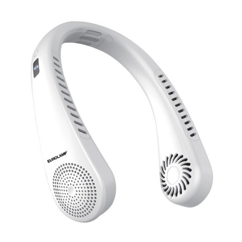 NECK FAN RECHARGEABLE WITH USB WHITE 300-20541