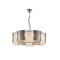 PENDANT LIGHT METAL GLASS  CHROME 8XE14 MAX 15W Φ650X680mm ARTE ILLUMINA FOLIA 144-24057