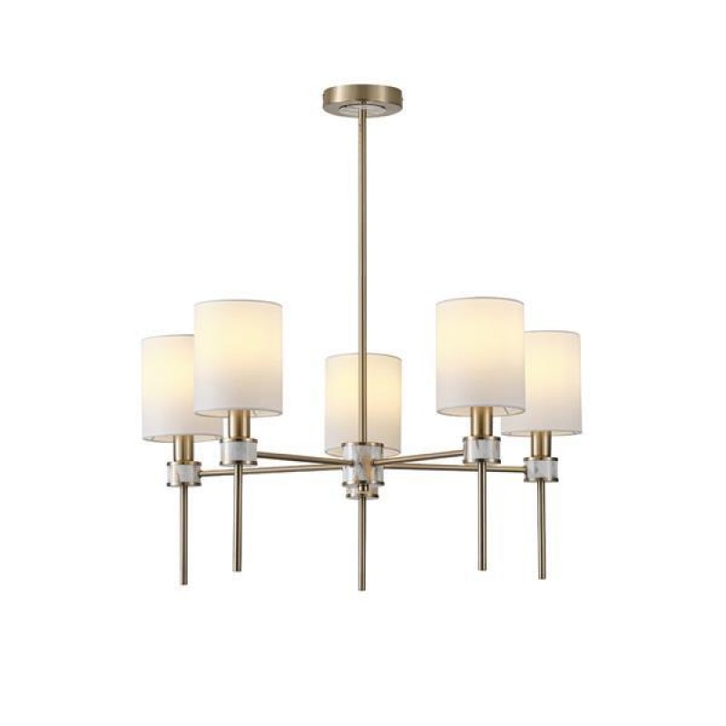 PENDANT LIGHT METAL MARBLE PATTERN 5XE14 MAX 15W Φ680X720  ARTE ILLUMINA TIMELESS 144-24061