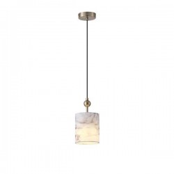 PENDANT LIGHT FABRIC 1ΧΕ14 ΜΑΧ 15W Φ130X980mm ARTE ILLUMINA VERONA 144-24067