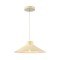 PENDANT LIGHT FIXTURES SIMPLE 1XΕ27 MAX 15W  360X1150mm GLOSSY CREAM ARTE ILLUMINA NELI 144-28506